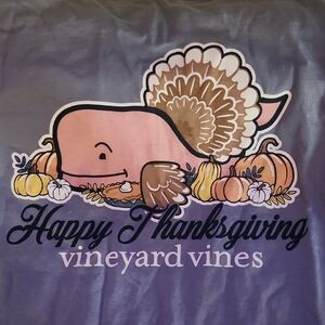Vineyard Vines Long Sleeve  Thanksgiving Tee